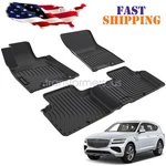Tpe 1ST & 2ND Row Floor Mats Liner For 2023 2024 2025 Genesis GV80 5/7 Seats 3X. Fixed Price $66.49.