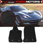 Fits 14-19 Chevy Corvette C7 Black Nylon Front Floor Mats Carpets 2 Pieces. Fixed Price $36.99.