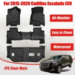 1ST & 2ND 3RD Row Tpe Floor Mats Liner Set For 2015-2020 Cadillac Escalade Esv. Fixed Price $117.19.