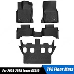 3D Tpe All-weather Floor Mats Liner Set Of For 2024-2025 Lexus GX550 7-SEATS. Fixed Price $81.84.