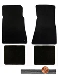 1979-1993 Ford Mustang Black 4PC Velourtex Front & Rear Floor Lloyd Mats Set. Fixed Price $135.99.