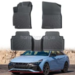 Tpe 3D Floor Mats Liners All Weather For 2021 2022 2023 Hyundai Elantra Black. Fixed Price $61.59.