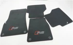 New Audi RS6 RS7 2019+ Design Floor Mats Soul Black Express Red Stitching. Fixed Price $353.14.
