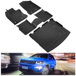 Floor Mats Cargo Liner 2017-2025 Jeep Compass All Weather Black Kiwi Master Seat. Fixed Price $209.99.