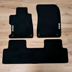 Floor Mats For Honda Civic Sedan Velour Waterproof Carpet Black Auto Liners. Fixed Price $101.49.