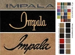 Lloyd Mats Velourtex Impala Word Custom Embroidered Front Floor (1965-1970). Fixed Price $138.99.