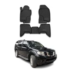 Omac Floor Mats Liner For Nissan Pathfinder 2010-2012 Black Tpe All-weather 4PCS. Fixed Price $79.99.