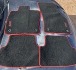 Volkswagen Vw Golf Gti Oem Black Red Stitching 4 Carpet Floor Mats Set 2015-2021. Fixed Price $125.00.