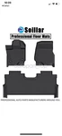 Ford F150 F250 Floor Mats 2015+ Soillar Brand Like Weather Husky Techs. Fixed Price $88.00.