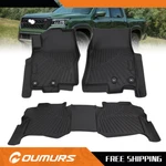 & Rear Floor Mat Liners For 2022-2024 Nissan Frontier Crew Cab Tpe Rubber. Fixed Price $71.95.