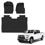 Novsight Floor Mats 2015-2024 Ford F-150 F150 Super Crew Cab Black Tpe Liner. Fixed Price $97.99.