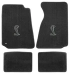 Acc Mustang Floor Mats W/ Cobra Logo Fits 1994-2001 Conv. Only Gray Carpet. Fixed Price $149.95.