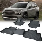 Floor Mats Liners For 2019-2023 Toyota RAV4 All Weather Tpe Rubber Carpets 3PCS. Fixed Price $78.99.
