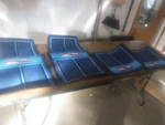 1955,56,57 Chevrolet Blue Carpet Floor Mat Set With Bowties New Oer. Fixed Price $100.00.
