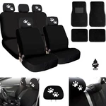 For Honda New Paws Car Truck Suv Seat Covers Headrest Floor Mats Full Set. Fixed Price $56.05.