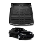 Omac Cargo Mats Liner For Bmw Series F32 2014-2019 Black All-weather Tpe. Fixed Price $61.59.