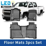 3D Floor Mats Liner For 2014-2018 Silverado/sierra 1500 2500HD 3500HD Crew Cab. Fixed Price $94.39.