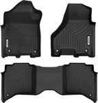 Oedro Floor Mats Fit For 2019-2024 Ram 2500/3500 Crew Cab With 1ST Row Black. Fixed Price $191.82.