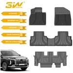 3W Floor Mats For 2020-2023 Hyundai Palisade 7 & 8 Seat Rows Car. Fixed Price $149.99.