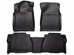 Husky Weatherbeater FRONT/2ND Row Floor Mats 3PC Fits 12-13 Toyota Tundra Blk. Fixed Price $149.99.