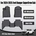 Tpe Floor Mats Liners 2024 2025 Ford Ranger Supercrew Cab 4-DOOR All Weather. Fixed Price $71.59.
