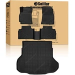 New Floor Mats & Trunk Cargo Liner Full Cover Tpe For 2025 Kia K4 Sedan Black. Fixed Price $128.09.