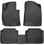 Black Husky Liners Weatherbeater Floor Mats For 2014-2016 Hyundai Elantra- Row. Fixed Price $179.95.