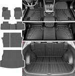 Floor Mats Trunk Cargo Liners Backrest Anti-slip For 2019-2025 Toyota RAV4. Fixed Price $119.99.