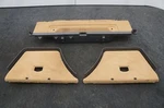 Set 3 Rear Left Right Center Trunk Carpet 97055105500 Porsche Panamera 10-16. Fixed Price $99.99.