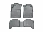 Husky Weatherbeater Floor Liners Fit 05-15 Toyota Tacoma Dbl Cab FRT/2ND 3P Grey. Fixed Price $127.49.