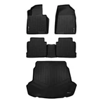 Smartliner Black 1ST & 2ND Row Floor Liners Cargo For Hyundai Sonata. Fixed Price $258.99.