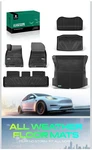 Yhtauto For Tesla Model Floor Mats 2023 2022 2021 Accessories, All Weather .... Fixed Price $149.99.