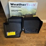New Weathertech 440531 Front Black Floor Mats For 2003-2014 Volvo XC90. Fixed Price $120.00.