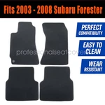 Front & Rear Floor Mats Carpet Waterproof Black Velour 03-08 Subaru Forester. Fixed Price $35.55.
