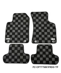 P2M Front & Rear Checkered Carpet Floor Mats Set Of 4 For Audi Tt MK1 98-06 New. Fixed Price $95.00.