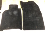 Used 1995-1998 Porsche Carrera 911 993 Black Lloyd Velourtex Front Floor Mat Set. Fixed Price $69.00.