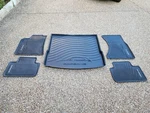 Porsche Macan 95B Oem Genuine Black Rubber Floor Mat With Cargo Tray. Fixed Price $300.00.