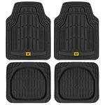 Cat Toughride Heavy-duty 4 Piece Black Floor Mats For Cars Trim Fit. Fixed Price $71.82.
