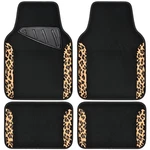 Car Pass Waterproof Universal Fit Floor Mats, Leopard Print. Fixed Price $39.97.