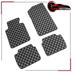 99-06 E46 3-SERIES M3 Floor Mats Black Gray Plaid Checkered Carpet For: (bmw). Fixed Price $59.99.