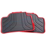 Genuine Bmw 51472219803 - Set Of Rubber Car Mats Sport Rear Black/red Series F30.... Fixed Price $131.02.