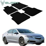 Fits 15-20 Acura Tlx Floor Mats Black Nylon Front Rear Carpets Liner 4PC. Fixed Price $59.99.