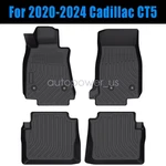For 2020-2024 Cadillac CT5 Tpe All-weather Front & Rear Floor Mats Liners 3PCS. Fixed Price $70.59.