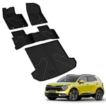 Lasfit Tpe 1ST-2ND Row Floor Mats + Trunk Cargo Liner For Kia Sportage 2017-2022. Fixed Price $190.00.