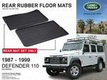 Land Rover Rear Rubber Floor Mat Set Defender 110 RTC8099 Genuine Factory Oem. Fixed Price $184.85.