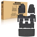 Tpe Floor Mats & Trunk Cargo Liner 3D All Weather For 2022-2025 Jeep Wagoneer. Fixed Price $122.99.