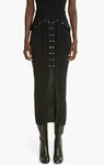 Dion Lee L117613 Womens Black Corset Front Rib Midi Skirt Size. Fixed Price $432.00.