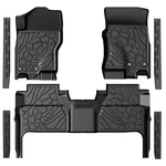 All Weather Floor Mats Door Sill Guards For 2022-2026 Nissan Frontier Crew Cab. Fixed Price $74.99.