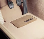 Genuine Bmw Carpeted Floor Mats With Lettering Heel 82-11-2-293-523. Fixed Price $96.00.