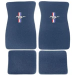 Acc Carpeted Floor Mats W/ Tri-bar Logo Set Mustang 65-73 Ford Blue. Fixed Price $126.99.